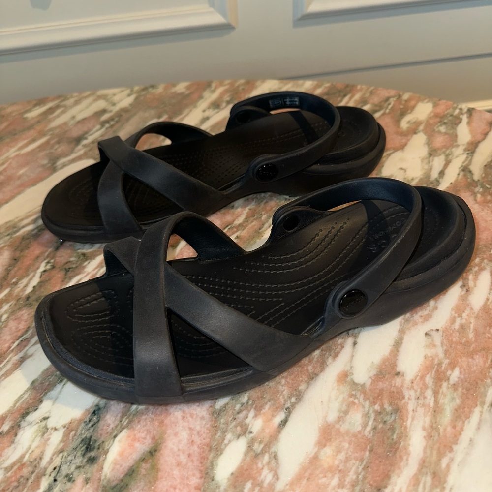 CROCS Black Women's Sandals